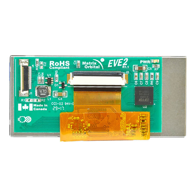 EVE2-29A-BLM-TPN Matrix Orbital  Modules d'affichage - LCD OLED Graphic